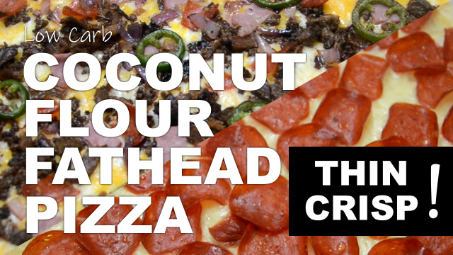 Low Carb Coconut Flour Fathead Dough Thin Crisp Pizza